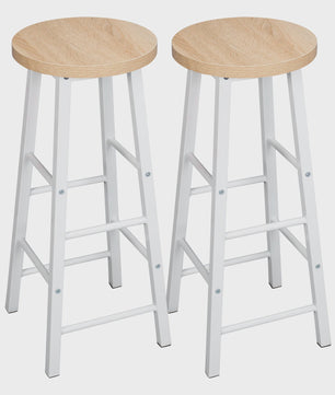 Set van 2 Hoge Barkrukken - Stabiel & Duurzaam - Bistro & Keuken