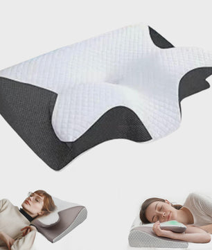 Ergonomisch Neksteun Kussen van Traagschuim - Orthopedisch Ontwerp voor Diepe Slaap