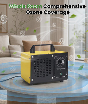 Ozon Generator 60000mg/h - Luchtzuiveraar voor Huis, Auto & Kantoor
