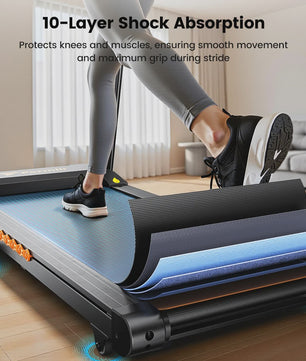 Formill FT61 Opvouwbare Loopband: 3.0HP Motor, 15% Helling, 13.5km/u, Schokabsorberend & Stil