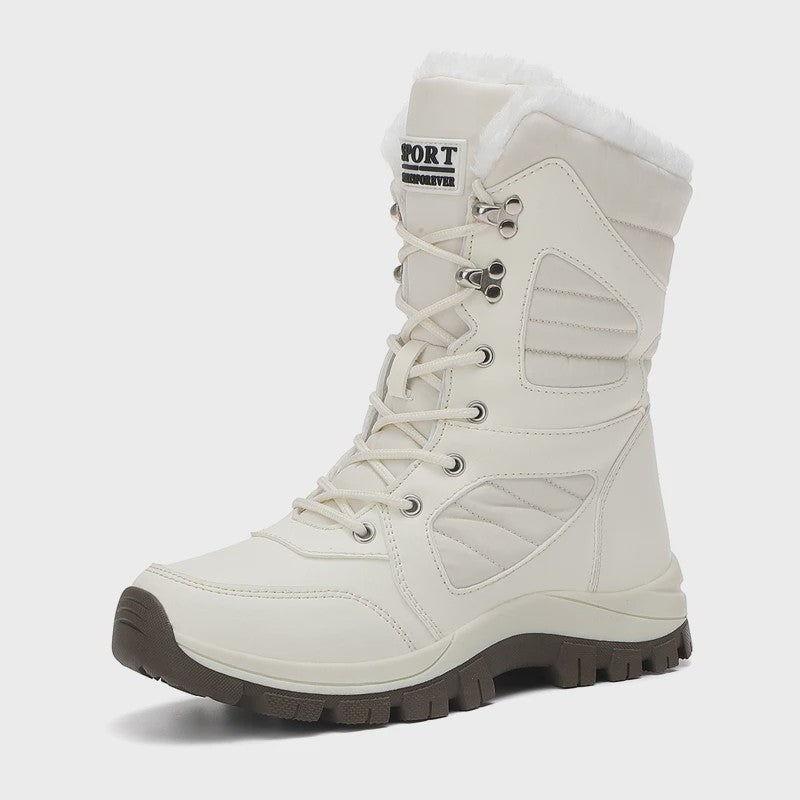 Dames Winter Snowboots Hoge Schacht - Waterdicht & Warm