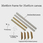 Moderne Houten Canvas Frame - 24 Maten voor Foto, Olieverf & Diamond Painting