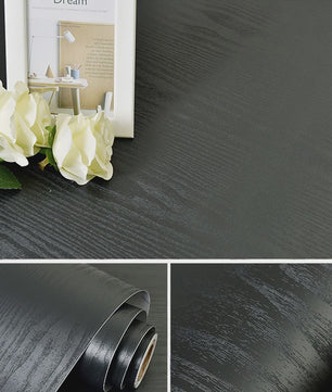 Waterdicht Vinyl Houtnerf Behang 55cm - Zelfklevend Decoratie voor Meubels