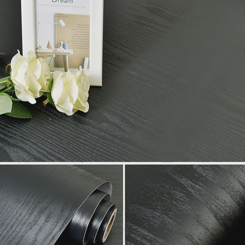 Waterdicht Vinyl Houtnerf Behang 55cm - Zelfklevend Decoratie voor Meubels