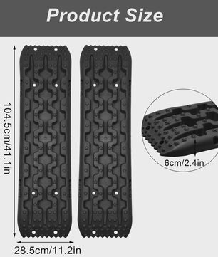 Tractieborden Set (2 stuks) - Offroad Hulp voor Sneeuw, Modder en Zand