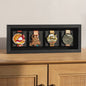 Houten Medaille Display Frame met Fotolijst - Voor Marathon, Sport en Herinneringen