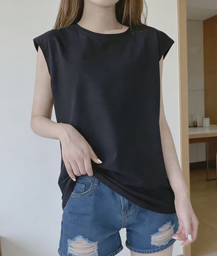 Zomer Tanktop Dames - Mouwloos Basic Vest T-shirt