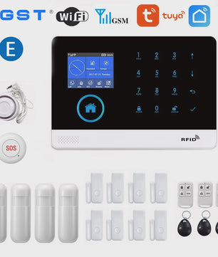 Slimme Draadloze Home Alarmset met WiFi & GSM - Tuya Smart Life App