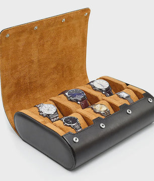 Luxe Horloge Reiskoffer Organizer - 6 Vakken - Voor Heren & Dames
