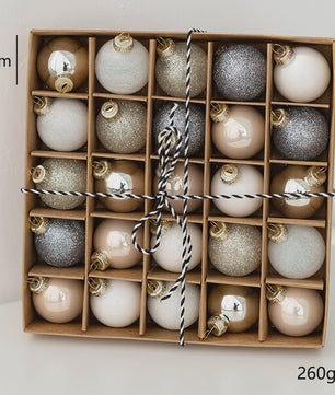 Kerstballen Set 4cm - Glanzend & Mat - Decoratie & Fotografie Props