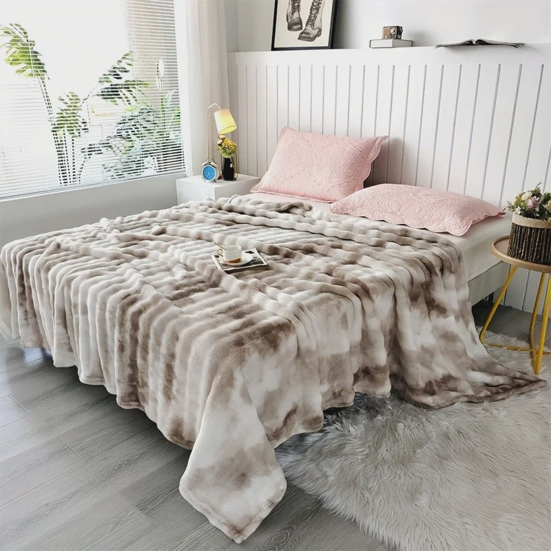 Luxe Imitatie Konijnenbont Plaid: Zacht, Dik & Warm voor Elk Seizoen