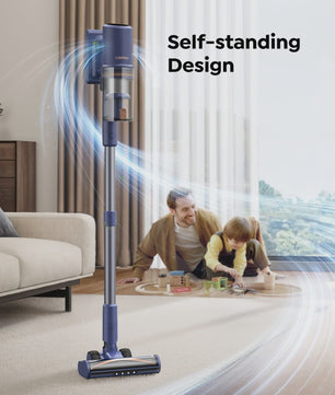 Laresar V11 Accu Stofzuiger - 650W Krachtig, 75000PA Zuigkracht, 90 Min Looptijd, Smart Display