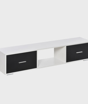 Stijlvol TV Meubel met 2 Lades en Open Vak - Max 60 inch TV