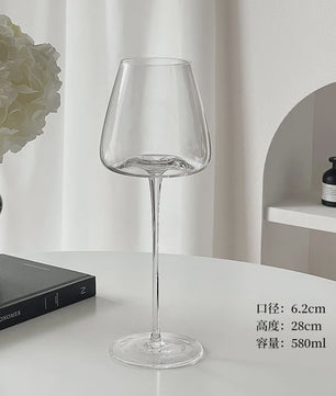 Luxe Grote Wijnglas met Grote Buik - Kristalglas voor Rode Wijn - Europees Design