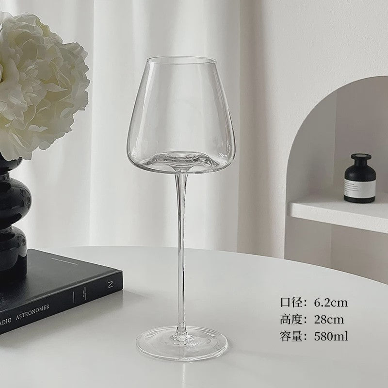 Luxe Grote Wijnglas met Grote Buik - Kristalglas voor Rode Wijn - Europees Design