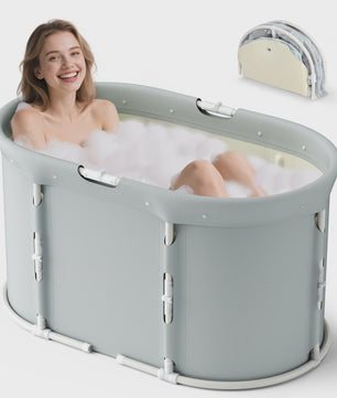 Portable Foldable Collapsible Deep Soaking Tub Adult Kids Spa Bath Barrel Ice Bath Hot Cold Therapy Baignoire Pliable Adullte