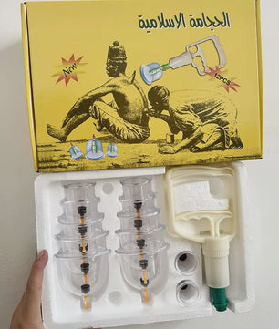 Professionele Cupping Set met 24 Cups, Pomp & Gids - Ontspanning & Massage