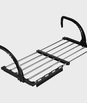 Uitschuifbaar RVS Droogrek - Opvouwbaar, voor Radiator, Balkon & Raam - Draagbaar