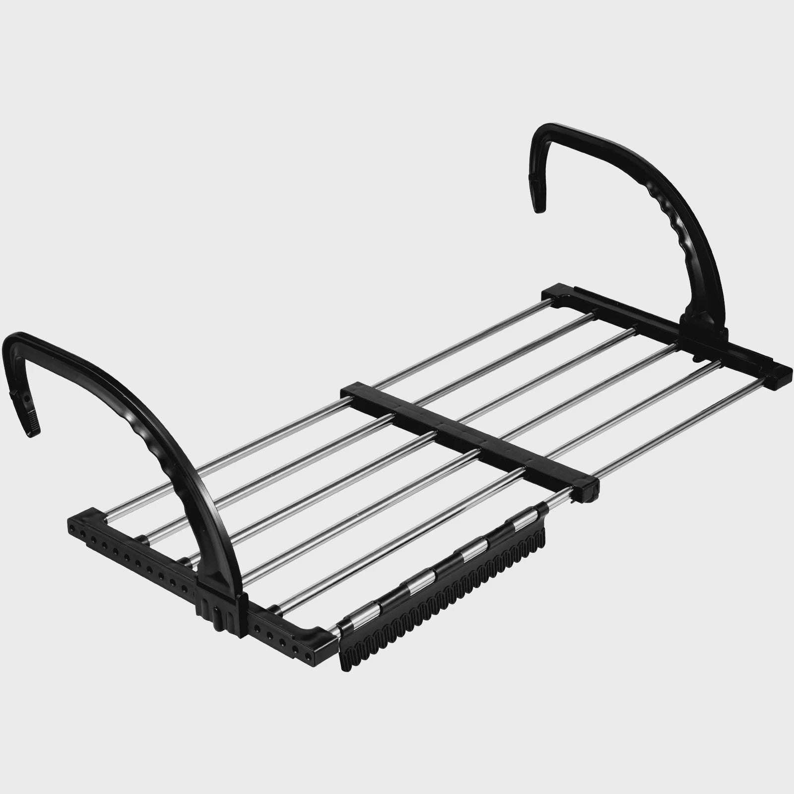Uitschuifbaar RVS Droogrek - Opvouwbaar, voor Radiator, Balkon & Raam - Draagbaar
