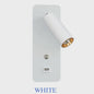 Moderne LED Wandlamp 7W met USB-poort en Schakelaar - Scandinavisch Design voor Slaapkamer & Woonkamer