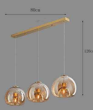 Moderne Glazen Hanglamp - Stijlvolle Plafondlamp voor Eetkamer & Interieur
