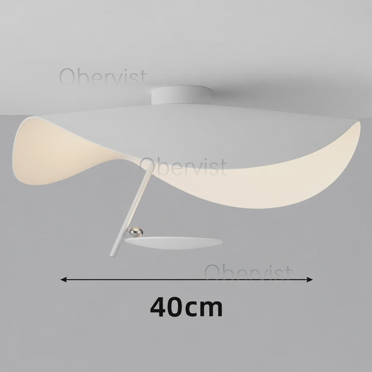 Moderne LED Plafondlamp Schotelvorm Goudkleurig Interieur - SediaXL