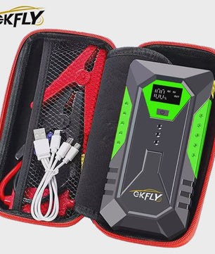 GKFLY 3000A/4000A Krachtige Jump Starter & Powerbank - Start Benzine (6.0L) & Diesel (5.0L)