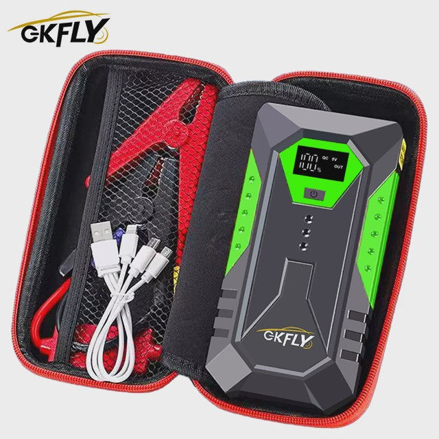 GKFLY 3000A/4000A Krachtige Jump Starter & Powerbank - Start Benzine (6.0L) & Diesel (5.0L)