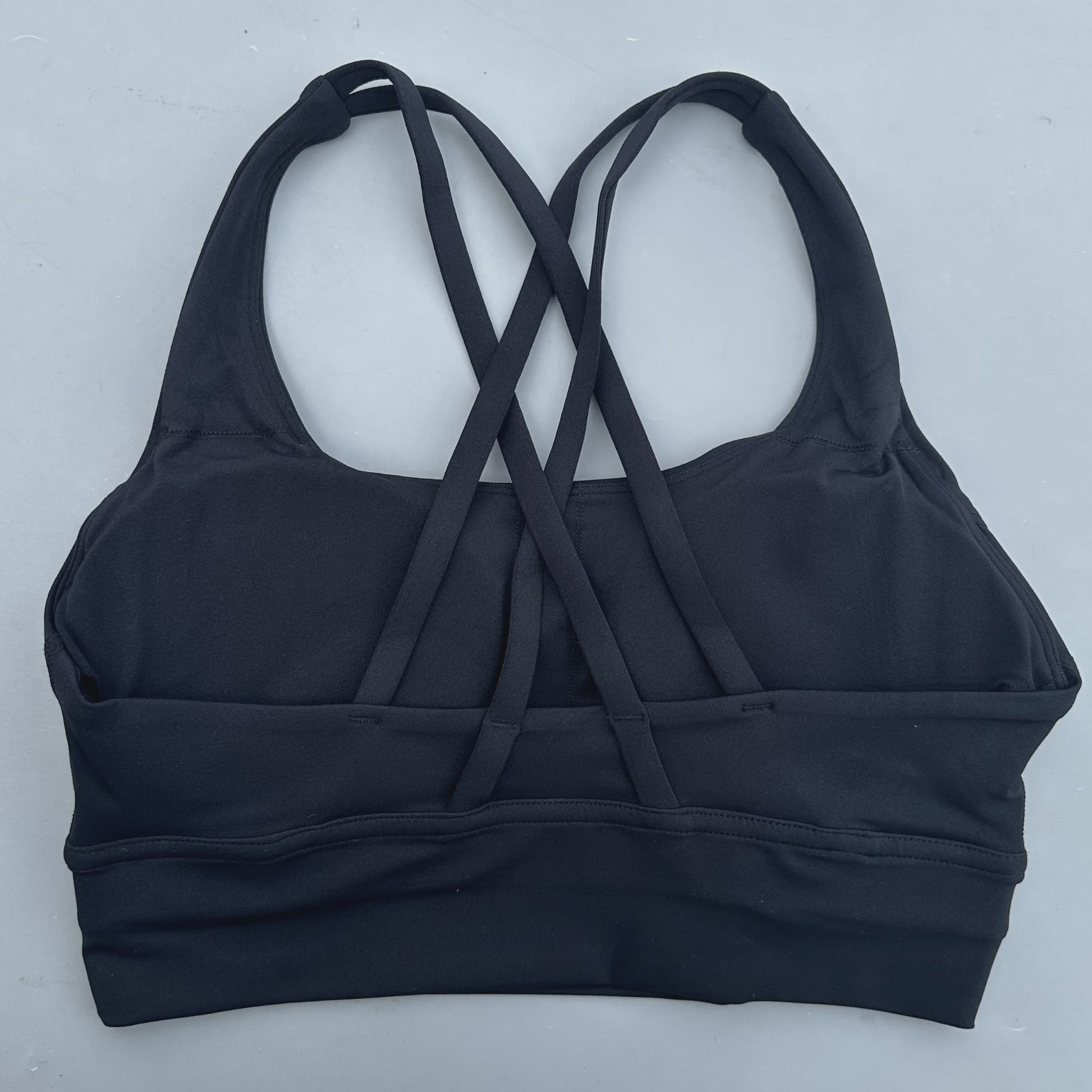 Comfortabele Sports BH met Push-Up Effect en Kruisbanden - Hoge Ondersteuning voor Yoga & Fitness
