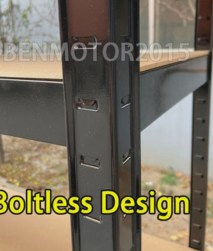 5-Laags Metalen Stellingkast 200x100x50cm - 875kg Capaciteit