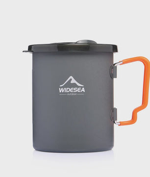 Widesea Camping Koffiepot met French Press - Outdoor Mok & Kookgerei voor Hiking