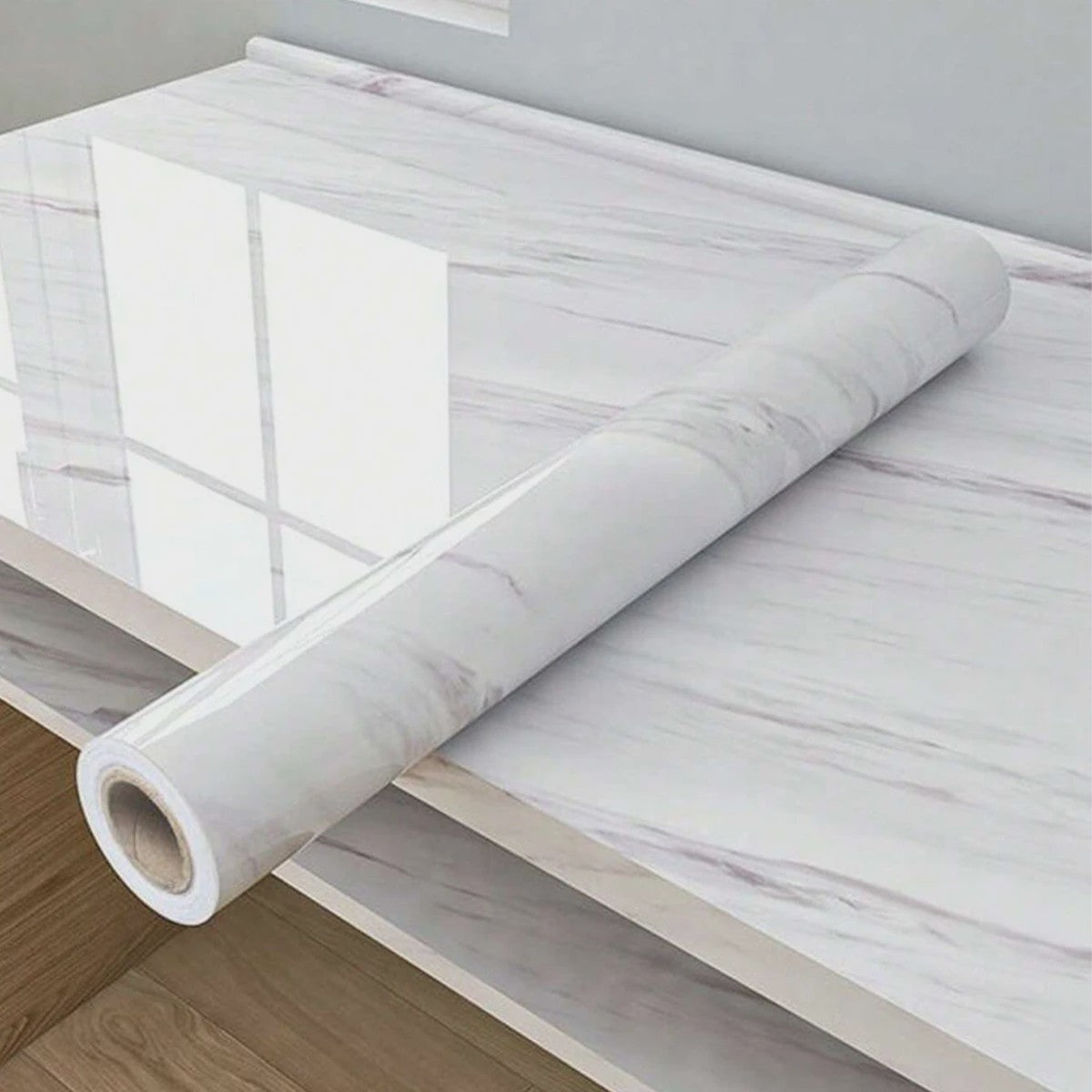 Waterdicht Marmer Vinyl Behang - Zelfklevend & Afwasbaar - 55cm Breed