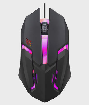 Gaming Muis met 5000 DPI, Kleurrijke LED Verlichting en Ergonomisch Design - Bedraad
