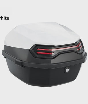 35L Motor Topkoffer - Robuuste ABS Motorbagage met Sluiting & Helmopslag