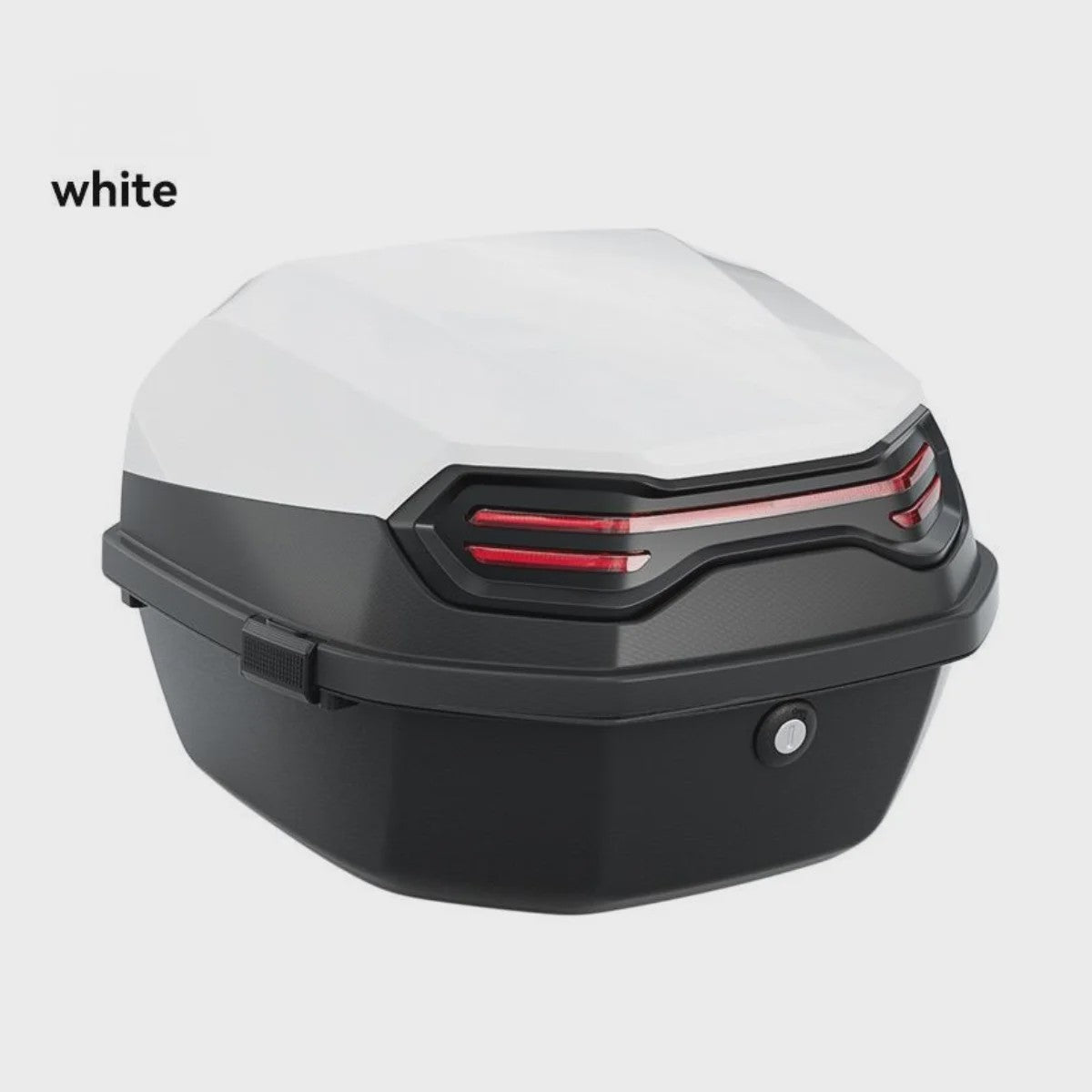 35L Motor Topkoffer - Robuuste ABS Motorbagage met Sluiting & Helmopslag