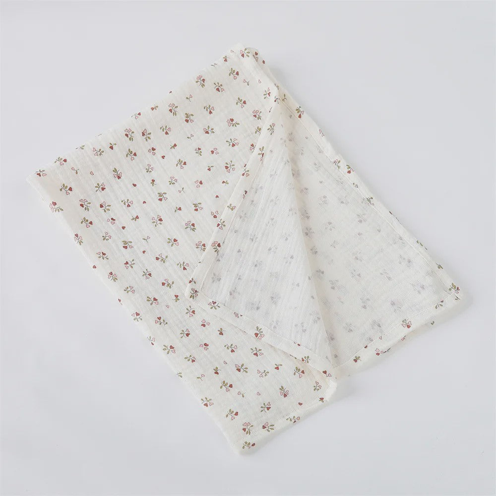 80x65cm Muslin Baby Swaddle Deken - Zacht Katoen voor Newborns, Kinderwagens & Dutjes
