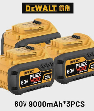 DeWALT FlexVolt 20V/60V MAX 9000mAh Accu - Origineel & Krachtig