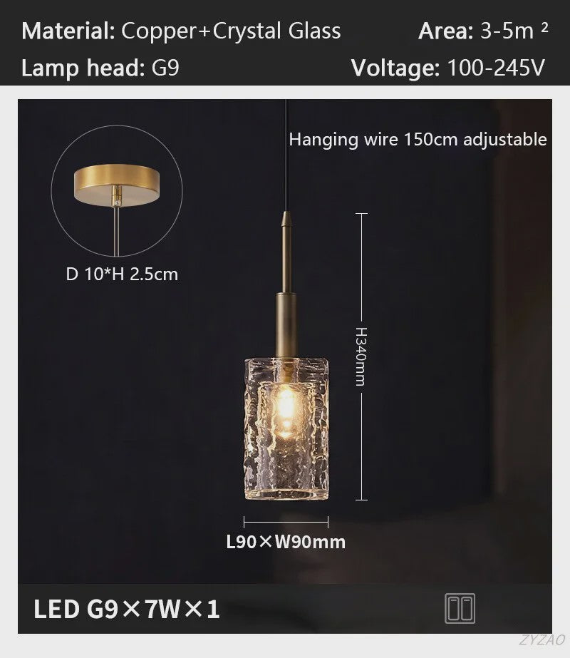 Moderne Kristallen Hanglamp Goud - Sfeervolle Decoratie voor Woonkamer & Eettafel