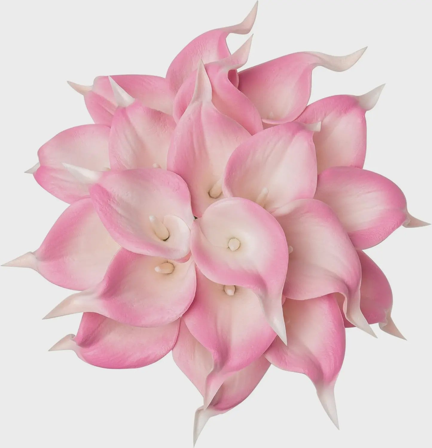 20x Kunstbloemen Calla Lelie - Real Touch Latex - Pure Wit