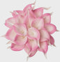 20x Kunstbloemen Calla Lelie - Real Touch Latex - Pure Wit