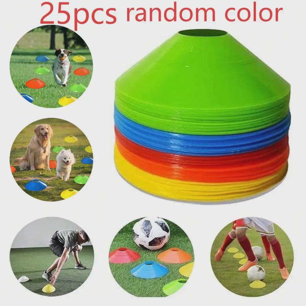 Set Trainingsschijven Kegels voor Voetbal, Basketbal & Sport - Duurzaam & Flexibel