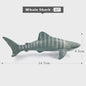 Miniatuur Zeedieren Figuren Set: Orka, Haai, Walrus, Zeeleeuw, Schildpad & Dolfijn