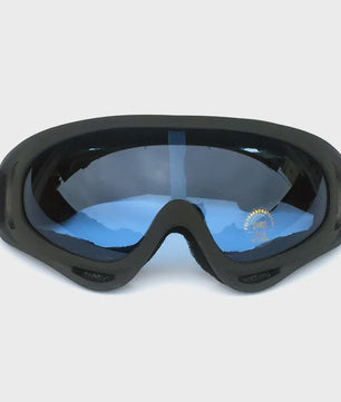 Motorcross Bril met Afneembaar Ademend Masker - Stof- en Impactbestendig