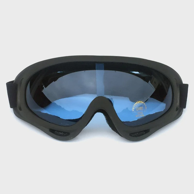 Motorcross Bril met Afneembaar Ademend Masker - Stof- en Impactbestendig
