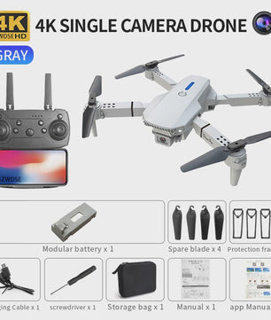 E88 Pro Max Drone: Opvouwbare Quadcopter met 4K Camera, Optische Flow en Beginnersvriendelijke Functies