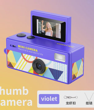 Retro Mini Digitale Camera met Sleutelhanger & Flip Screen - 720P Video Recorder