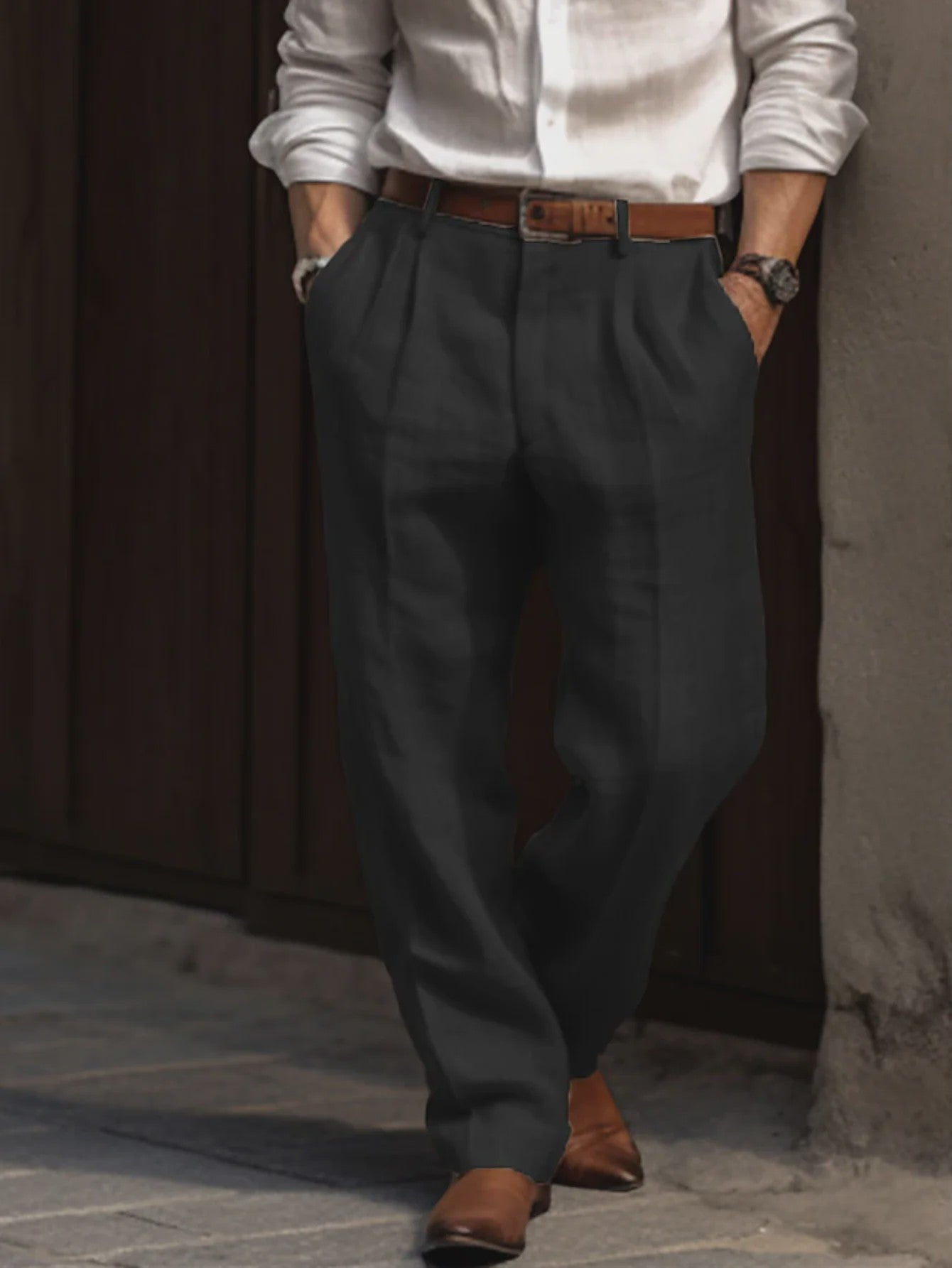 Linnen Heren Broek - Ademend & Lichtgewicht voor Zomer & Casual Chic