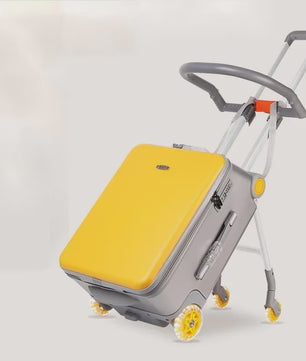 Multifunctionele Kinder Reiskoffer: Zitten, Rijden & Waterdicht
