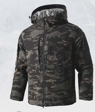 Warme Heren Parka Winterjas - Thermisch, Camouflage & Tactisch