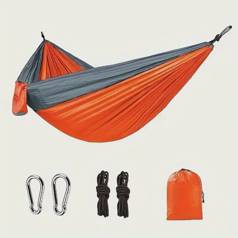 Lichtgewicht Kampeerhangmat van Parachute Nylon - Draagbaar & Snel Op te Zetten